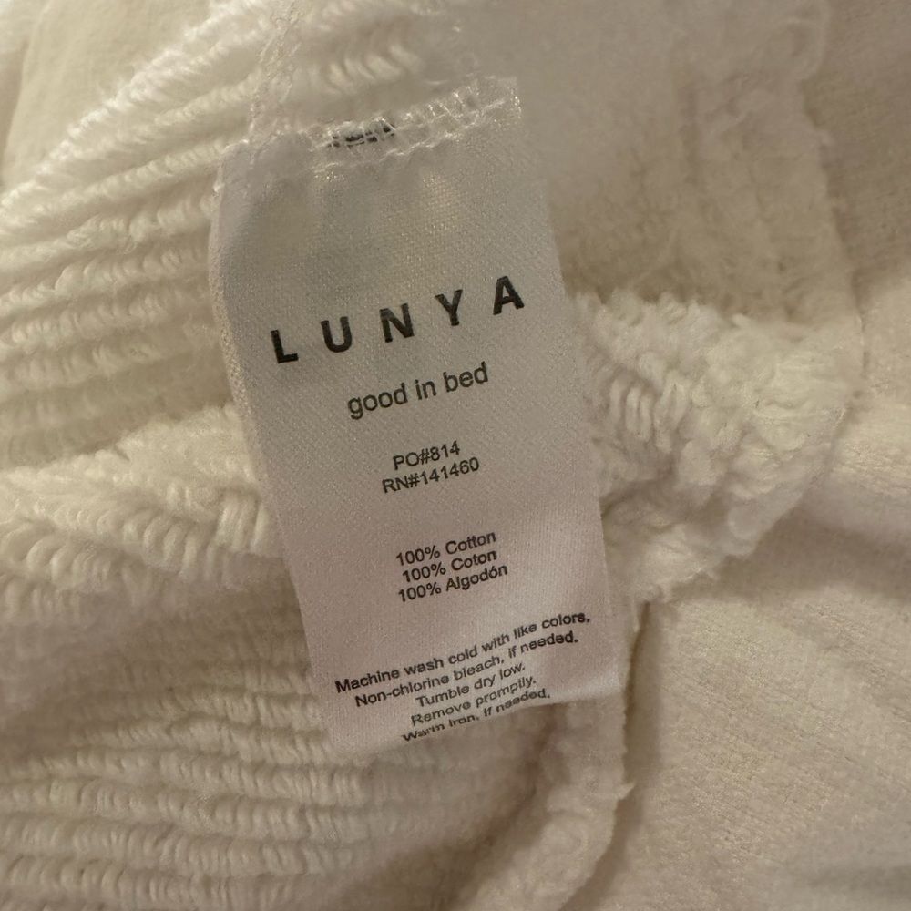 Lunya Cotton Terry Robe | Medium | White - Picture 14 of 15